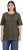 Ulla Popken Basic Round Neck Short Sleeve Relaxed Fit T-Shirt Olive Grey - T-paidat - 