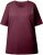 Ulla Popken Basic Round Neck Short Sleeve Relaxed Fit T-Shirt Dark Red - T-paidat - 