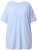 Ulla Popken Basic Round Neck Short Sleeve T-Shirt Light Blue - T-paidat - 