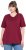 Ulla Popken Eco Cotton Basic T-Shirt 2-Pack Red/Navy - T-paidat - 