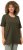 Ulla Popken Essential Round Neck Stretch Tee Forest Green - T-paidat - 