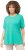 Ulla Popken Essential Round Neck Stretch Tee Turquoise - T-paidat - 