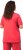Ulla Popken Essential Round Neck Stretch Tee Dark Coral - T-paidat - 