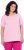 Ulla Popken Essential Round Neck Stretch Tee Pink - T-paidat - 