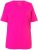 Ulla Popken Essential Round Neck Stretch Tee Magenta Pink - T-paidat - 