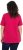 Ulla Popken Essential Round Neck Stretch Tee Dark Raspberry - T-paidat - 