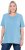 Ulla Popken Essential Round Neck Stretch Tee Light Teal - T-paidat - 