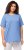 Ulla Popken Essential Round Neck Stretch Tee Cloud Blue - T-paidat - 