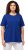 Ulla Popken Essential Round Neck Stretch Tee Cobalt Blue - T-paidat - 