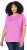 Ulla Popken Essential Round Neck Stretch Tee Cool Pink - T-paidat - 