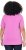 Ulla Popken Essential Round Neck Stretch Tee Cool Pink - T-paidat - 