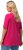 Ulla Popken Essential Round Neck Stretch Tee Fuchsia Pink - T-paidat - 