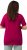 Ulla Popken Essential Round Neck Stretch Tee Magnolia Red - T-paidat - 
