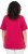 Ulla Popken Essential V-Neck Stretch Tee Dark Raspberry - T-paidat - 