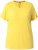 Ulla Popken Functional Antibacterial Finish V-Neck Short Sleeve Knit Top Sun Yellow - T-paidat - 