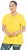 Ulla Popken Functional Antibacterial Finish V-Neck Short Sleeve Knit Top Sun Yellow - T-paidat - 