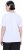 Ulla Popken Satin Trimmed Ribbed Jersey Short Sleeve T-Shirt Snow White - T-paidat - 