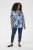 Kaffe Curve Aliana Tunic Blue Flower Animal - Tunikat - 