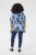Kaffe Curve Aliana Tunic Blue Flower Animal - Tunikat - 