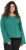 Ulla Popken Rolled Edge Long Sleeve Sweatshirt Emerald Green - Naisten hupparit ja collegepaidat isot koot - 