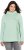 Ulla Popken Ribbon Detail Turtleneck Sweatshirt Mint Green - Naisten hupparit ja collegepaidat isot koot - 