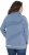 Ulla Popken Striped Turtleneck Neon Detail Sweatshirt Indigo Denim - Naisten hupparit ja collegepaidat isot koot - 