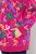 Ulla Popken Ribbon Print Turtleneck Sweatshirt Cherry Red - Naisten hupparit ja collegepaidat isot koot - Mukavat collegepaidat, huput ja neuleet