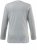 Ulla Popken Basic Round Neck Long Sleeve Slim Fit Cotton Tee Light Grey Melange - T-paidat - 
