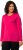 Ulla Popken Basic Round Neck Long Sleeve Slim Fit Cotton Tee Magenta Pink - T-paidat - 