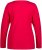 Ulla Popken Basic Round Neck Long Sleeve Slim Fit Cotton Tee Red - T-paidat - 