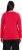 Ulla Popken Basic Round Neck Long Sleeve Slim Fit Cotton Tee Red - T-paidat - 
