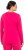 Ulla Popken Basic Round Neck Long Sleeve Slim Fit Cotton Tee Red Pink - T-paidat - 