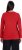Ulla Popken Basic Round Neck Long Sleeve Slim Fit Cotton Tee Salsa Red - T-paidat - 