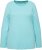 Ulla Popken Basic Round Neck Long Sleeve Slim Fit Cotton Tee Mint - T-paidat - 