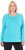 Ulla Popken Basic Round Neck Long Sleeve Slim Fit Cotton Tee Deep Aqua - T-paidat - 