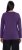 Ulla Popken Basic Round Neck Long Sleeve Slim Fit Cotton Tee Deep Violet - T-paidat - 