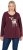 Ulla Popken Fawn Long Sleeve Graphic Tee Plum - Painetut T-paidat naisille - 