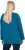 Ulla Popken Fawn Long Sleeve Graphic Tee Teal - Painetut T-paidat naisille - 
