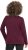 Ulla Popken Holiday Long Sleeve Graphic Tee Plum - Painetut T-paidat naisille - 