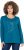 Ulla Popken Holiday Long Sleeve Graphic Tee Teal - Painetut T-paidat naisille - 