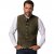 jP1880 Finest Goat Suede Traditional Vest Dark Brown - Trachten & Oktoberfest - Oktoberfest-asut isoissa kooissa (Trachten)