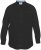 D555 Richard Long Sleeve Oxford Shirt Black - Kauluspaidat - Miesten isot kauluspaidat 2XL – 8XL