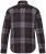 JP1880 Shirt Flannel Long Sleeve Dark Brown - Kauluspaidat - Miesten isot kauluspaidat 2XL – 8XL