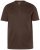 JP1880 Henley Basic T-Shirt with Buttons Brown - T-paidat - Isot T-paidat 2XL – 14XL
