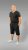 20 Nodi Scirocco Short Leg Sports Pants in Combed Cotton Jersey Black - Collegehousut ja collegeshortsit - Miesten Isot collegehousut ja collegeshortsit