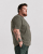Motley Denim Stockholm T-shirt Dark Khaki - T-paidat - Isot T-paidat 2XL – 14XL