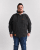 Motley Denim Copenhagen Hoodie Charcoal - Hupparit ja collegepaidat - Miesten hupparit ja collegepaidat isot koot