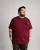 Motley Denim Milan T-paita Punainen - T-paidat - Isot T-paidat 2XL – 14XL
