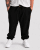 Motley Denim Berlin Sweatpants Black - Collegehousut ja collegeshortsit - Miesten Isot collegehousut ja collegeshortsit