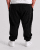 Motley Denim Berlin Sweatpants Black - Collegehousut ja collegeshortsit - Miesten Isot collegehousut ja collegeshortsit